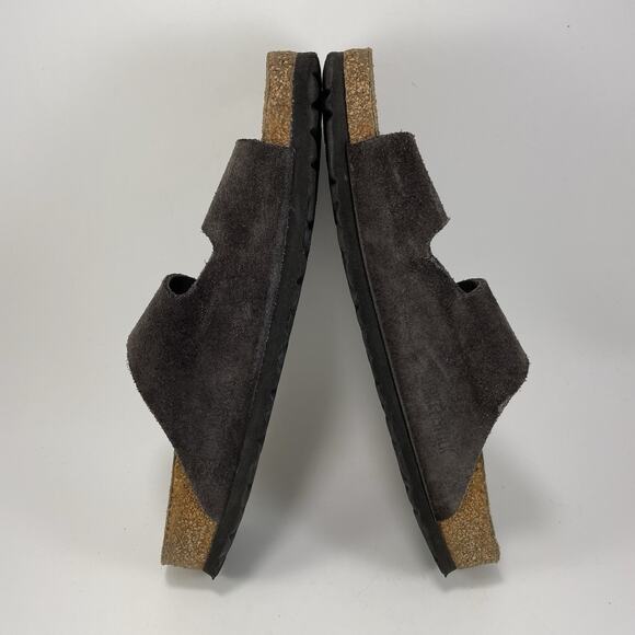 Birkenstock Arizona Slide Sandals Womens Size 40 US 9-9.5 Soft FB Brown Suede - Picture 6 of 10